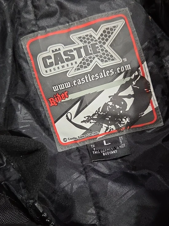 Castle X Motorcycle Riding Racing Jacket - Picture 5 of 14